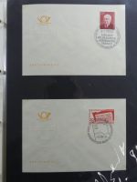 DDR Sammlung FDCs mit Besseren auf selbstgestalteten Seiten #MA100