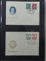 DDR Sammlung FDCs mit Besseren auf selbstgestalteten Seiten #MA100