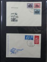 DDR Sammlung FDCs mit Besseren auf selbstgestalteten Seiten #MA100