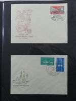 DDR Sammlung FDCs mit Besseren auf selbstgestalteten Seiten #MA100