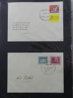 DDR Sammlung FDCs mit Besseren auf selbstgestalteten Seiten #MA100