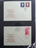 DDR Sammlung FDCs mit Besseren auf selbstgestalteten Seiten #MA100