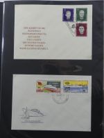 DDR Sammlung FDCs mit Besseren auf selbstgestalteten Seiten #MA100