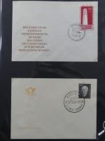 DDR Sammlung FDCs mit Besseren auf selbstgestalteten Seiten #MA100