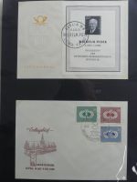 DDR Sammlung FDCs mit Besseren auf selbstgestalteten Seiten #MA100