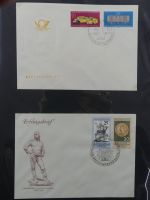 DDR Sammlung FDCs mit Besseren auf selbstgestalteten Seiten #MA100