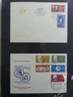 DDR Sammlung FDCs mit Besseren auf selbstgestalteten Seiten #MA100