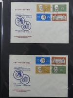 DDR Sammlung FDCs mit Besseren auf selbstgestalteten Seiten #MA100