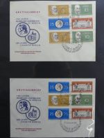 DDR Sammlung FDCs mit Besseren auf selbstgestalteten Seiten #MA100