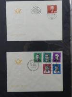 DDR Sammlung FDCs mit Besseren auf selbstgestalteten Seiten #MA100