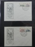 DDR Sammlung FDCs mit Besseren auf selbstgestalteten Seiten #MA100