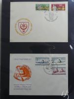 DDR Sammlung FDCs mit Besseren auf selbstgestalteten Seiten #MA100
