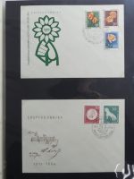 DDR Sammlung FDCs mit Besseren auf selbstgestalteten Seiten #MA100