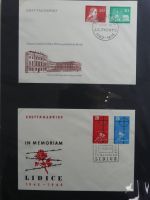 DDR Sammlung FDCs mit Besseren auf selbstgestalteten Seiten #MA100