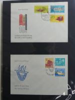 DDR Sammlung FDCs mit Besseren auf selbstgestalteten Seiten #MA100