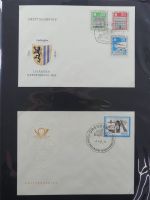 DDR Sammlung FDCs mit Besseren auf selbstgestalteten Seiten #MA100
