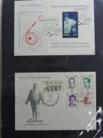 DDR Sammlung FDCs mit Besseren auf selbstgestalteten Seiten #MA100