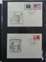 DDR Sammlung FDCs mit Besseren auf selbstgestalteten Seiten #MA100