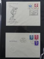 DDR Sammlung FDCs mit Besseren auf selbstgestalteten Seiten #MA100