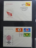 DDR Sammlung FDCs mit Besseren auf selbstgestalteten Seiten #MA100