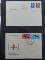 DDR Sammlung FDCs mit Besseren auf selbstgestalteten Seiten #MA100