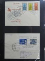 DDR Sammlung FDCs mit Besseren auf selbstgestalteten Seiten #MA100