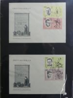 DDR Sammlung FDCs mit Besseren auf selbstgestalteten Seiten #MA100