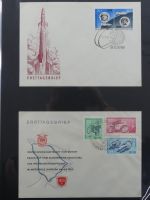 DDR Sammlung FDCs mit Besseren auf selbstgestalteten Seiten #MA100