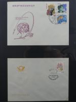 DDR Sammlung FDCs mit Besseren auf selbstgestalteten Seiten #MA100
