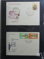 DDR Sammlung FDCs mit Besseren auf selbstgestalteten Seiten #MA100