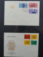 DDR Sammlung FDCs mit Besseren auf selbstgestalteten Seiten #MA100