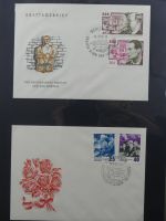DDR Sammlung FDCs mit Besseren auf selbstgestalteten Seiten #MA100