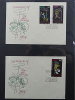 DDR Sammlung FDCs mit Besseren auf selbstgestalteten Seiten #MA100
