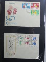 DDR Sammlung FDCs mit Besseren auf selbstgestalteten Seiten #MA100