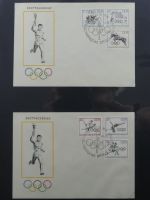 DDR Sammlung FDCs mit Besseren auf selbstgestalteten Seiten #MA100