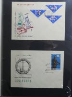 DDR Sammlung FDCs mit Besseren auf selbstgestalteten Seiten #MA100