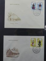 DDR Sammlung FDCs mit Besseren auf selbstgestalteten Seiten #MA100
