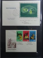 DDR Sammlung FDCs mit Besseren auf selbstgestalteten Seiten #MA100