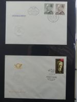 DDR Sammlung FDCs mit Besseren auf selbstgestalteten Seiten #MA100