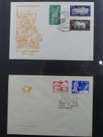 DDR Sammlung FDCs mit Besseren auf selbstgestalteten Seiten #MA100