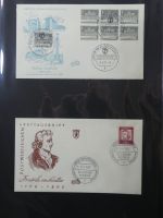 Berlin Sammlung FDCs auf selbstgestalteten Seiten #MA101