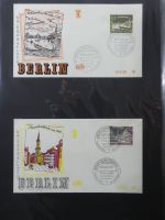 Berlin Sammlung FDCs auf selbstgestalteten Seiten #MA101