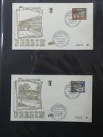 Berlin Sammlung FDCs auf selbstgestalteten Seiten #MA101