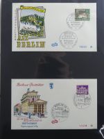 Berlin Sammlung FDCs auf selbstgestalteten Seiten #MA101