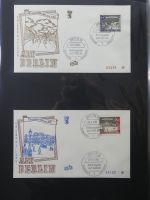 Berlin Sammlung FDCs auf selbstgestalteten Seiten #MA101