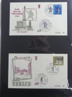 Berlin Sammlung FDCs auf selbstgestalteten Seiten #MA101