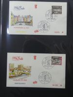 Berlin Sammlung FDCs auf selbstgestalteten Seiten #MA101