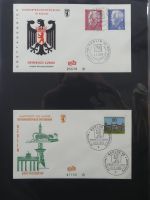 Berlin Sammlung FDCs auf selbstgestalteten Seiten #MA101