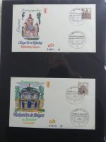 Berlin Sammlung FDCs auf selbstgestalteten Seiten #MA101