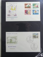 Berlin Sammlung FDCs auf selbstgestalteten Seiten #MA101